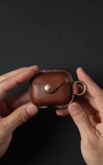 Premium Genuine Leather Airpods Case