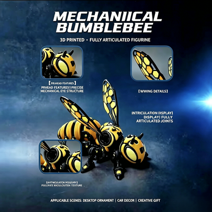 Cyber Mech Bumblebee 3D-Printed Trendy Ornament