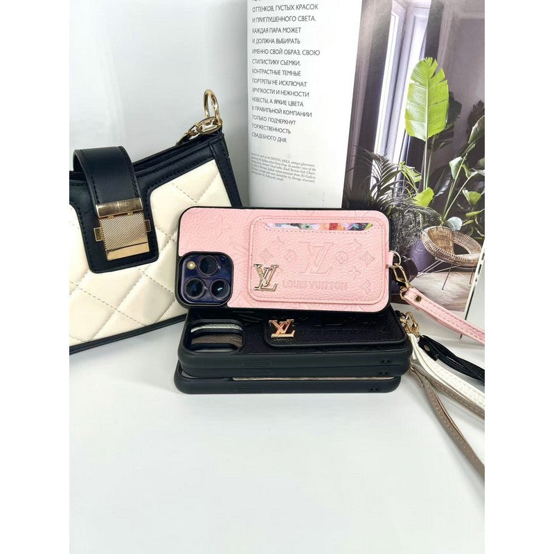 Luksus Fire farver Card Bag iPhone etui