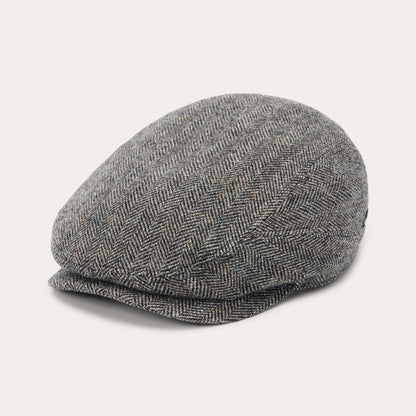 Casquette Driver en Laine à Chevrons