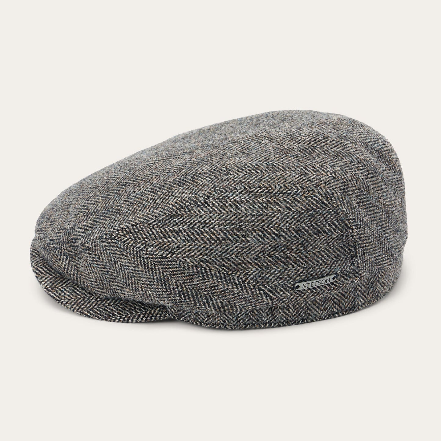 Casquette Driver en Laine à Chevrons