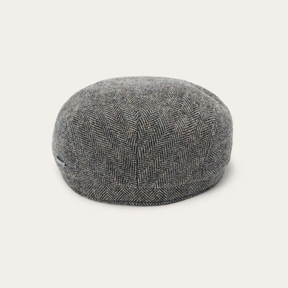 Casquette Driver en Laine à Chevrons