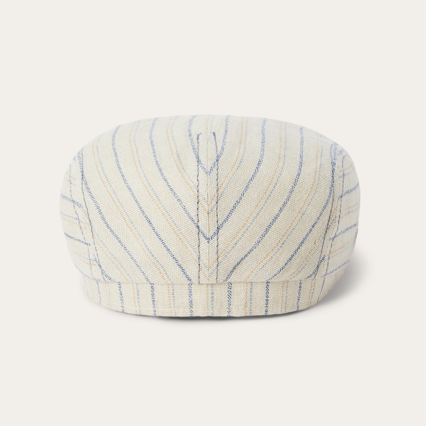 Casquette Driver en Lin Rayé