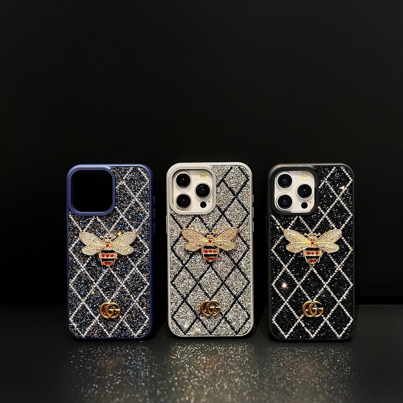 Premium Bee Diamond iPhone-etui