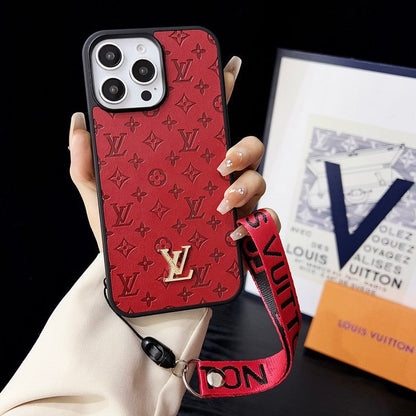 Luksus brunt håndkæde iPhone etui