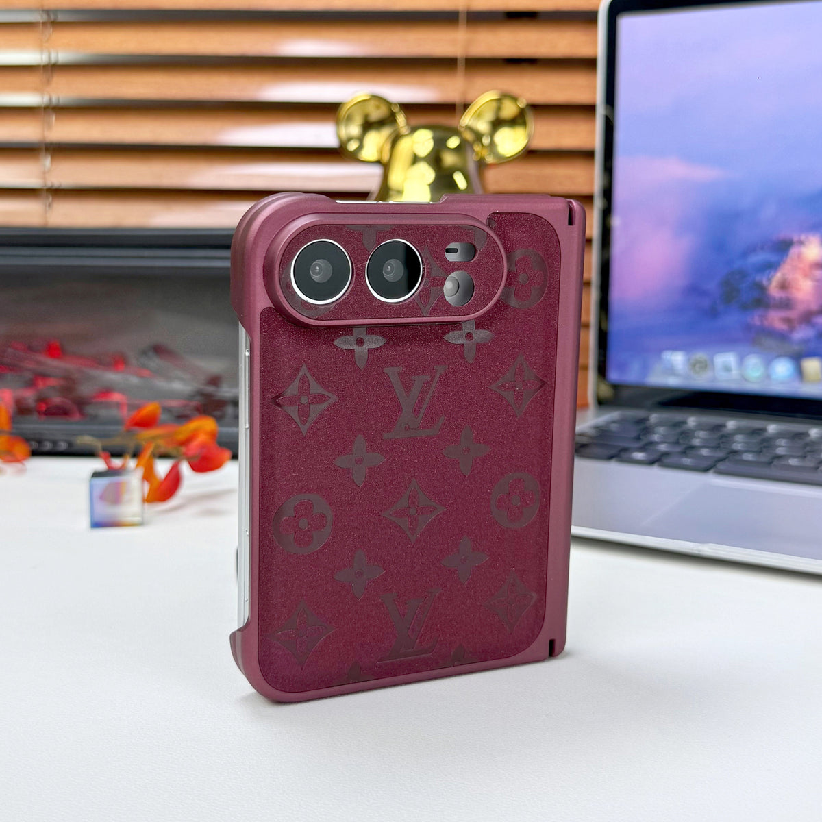 Luxury Matte Protective Cover/iPhone Duo L