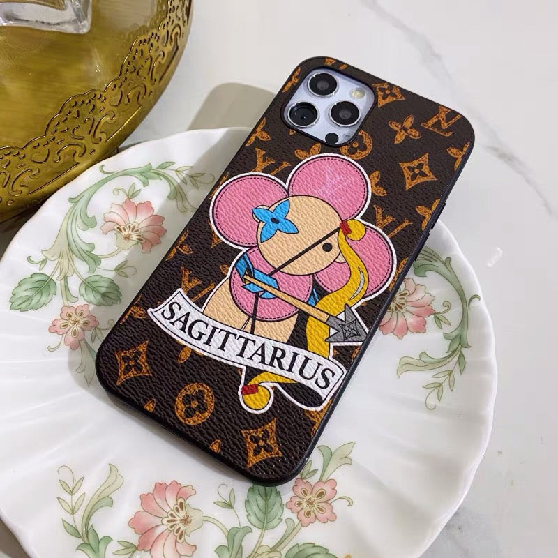 Custodia per iPhone dipinta Sagittario Amore Realizzata su misura