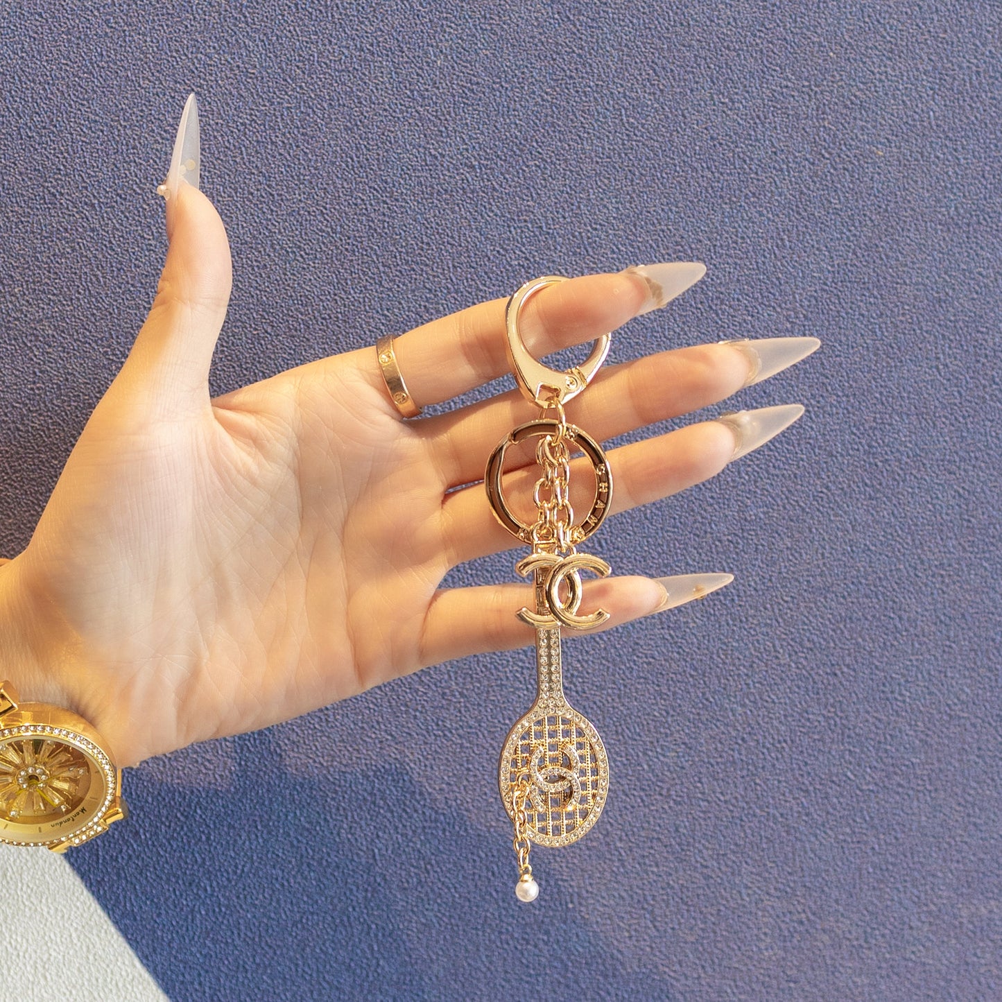 tennis racket  keychain