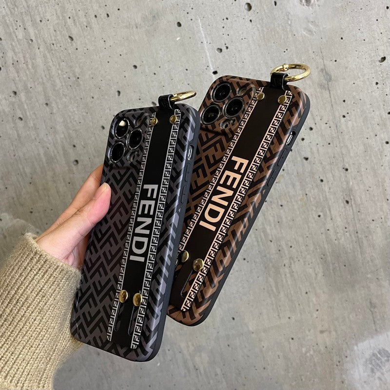 Elegante custodia per iPhone con cinturino