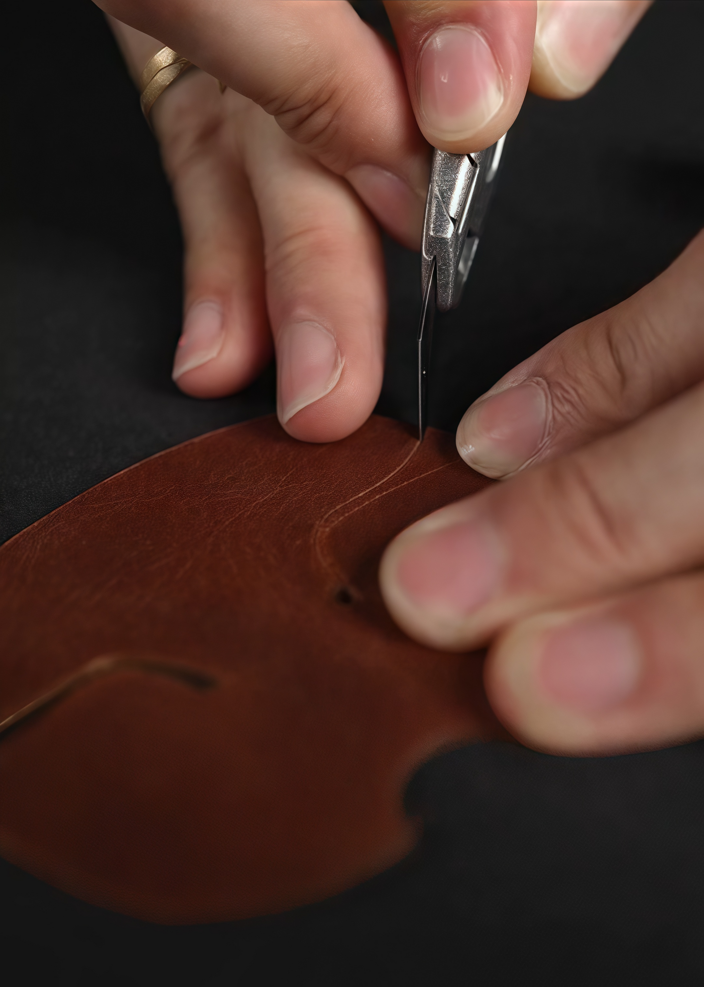 Premium Genuine Leather Airpods Case
