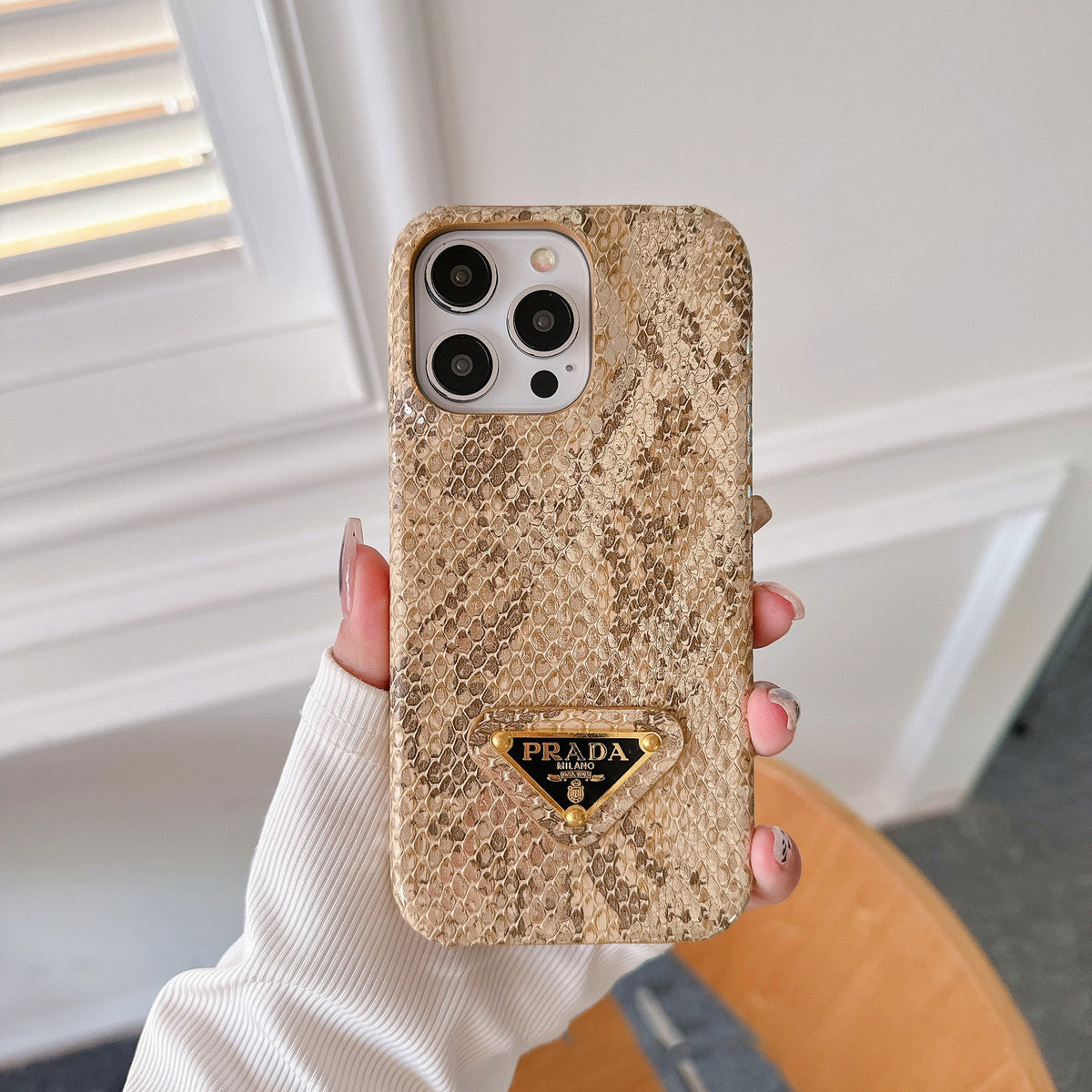 Custodia per iPhone di lusso con colori sfumati