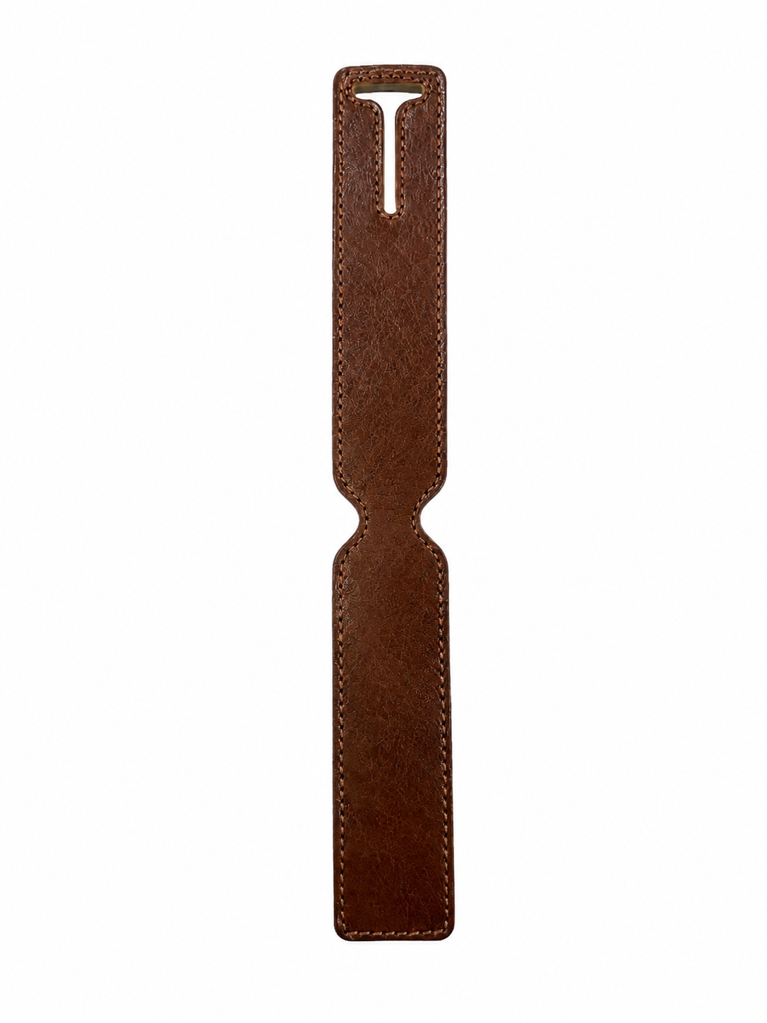 Handmade Brown Leather Luggage Tag