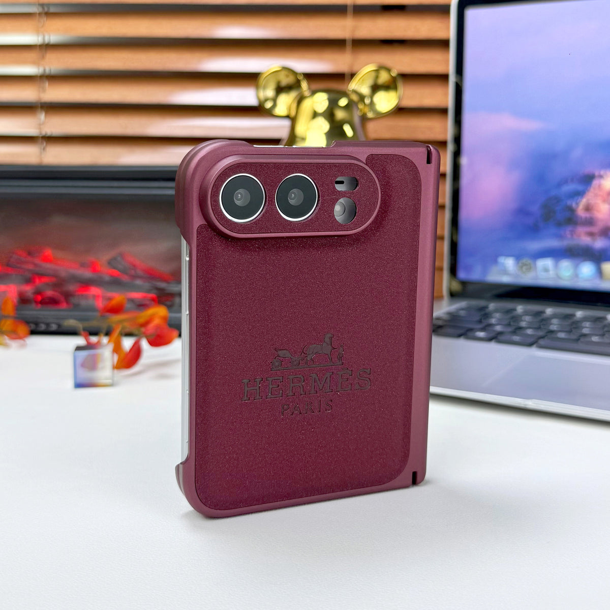 Luxury Matte Protective Cover/iPhone Duo H