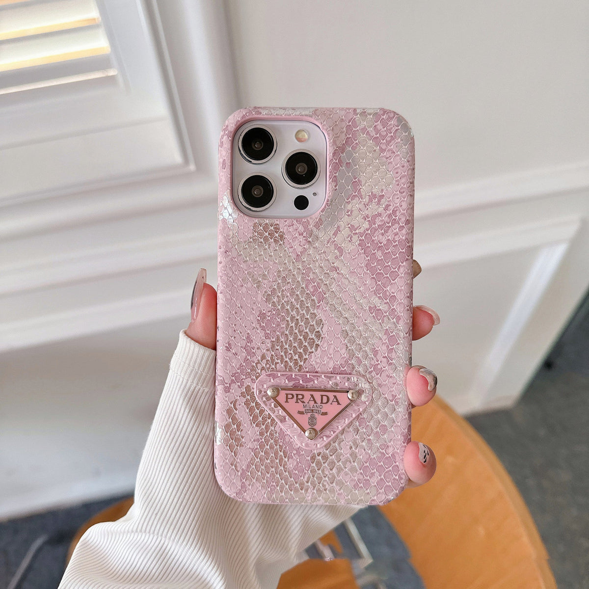 Custodia per iPhone di lusso con colori sfumati