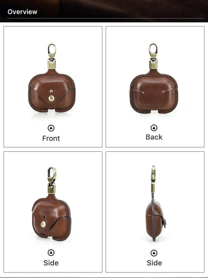 Airpods Pro 3 Leather Airpods Case with Clip