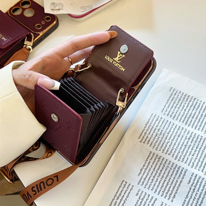 Vintage Embossed Card Holder Phone Case