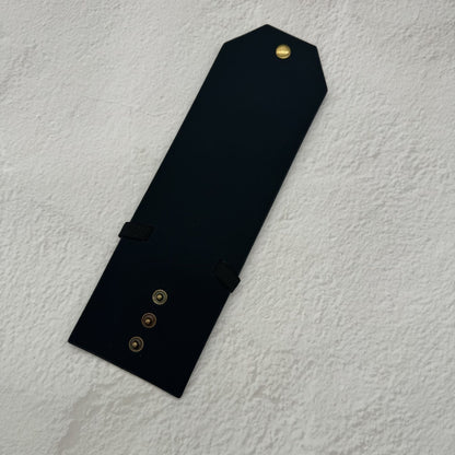 Handcrafted Leather Cash Wrap Wallet — Slim, Minimal, Essential