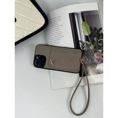 Luksus Fire farver Card Bag iPhone etui
