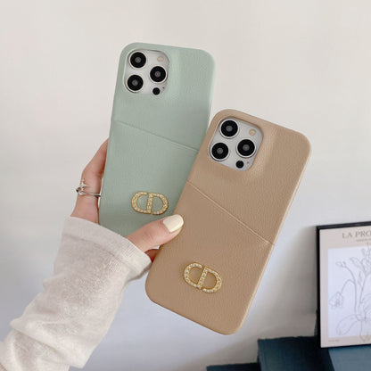 Fashion læder cover til iPhone