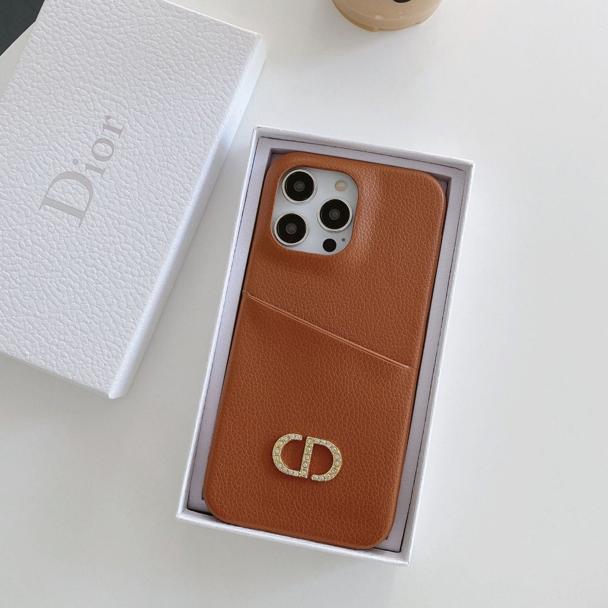 Fashion læder cover til iPhone