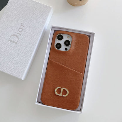 Fashion læder cover til iPhone