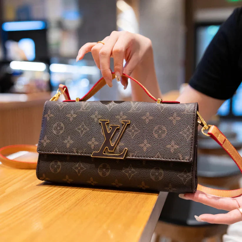 Luxe Texture Leather Handbag 030