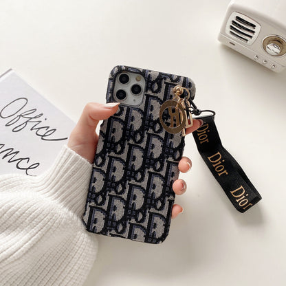 Mode-iPhone-etui med rem Sort-GS240315