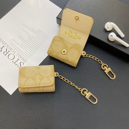 Luxury Classic AirPods Cases Coffee-YH240425