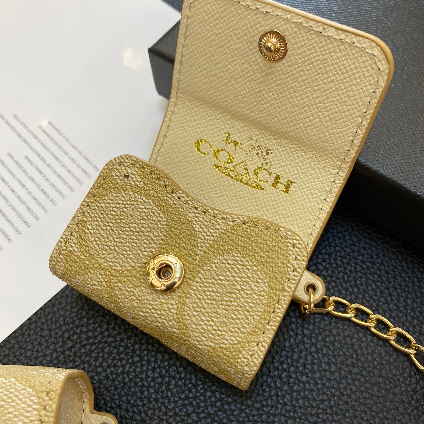 Luxury Classic AirPods Cases Coffee-YH240425