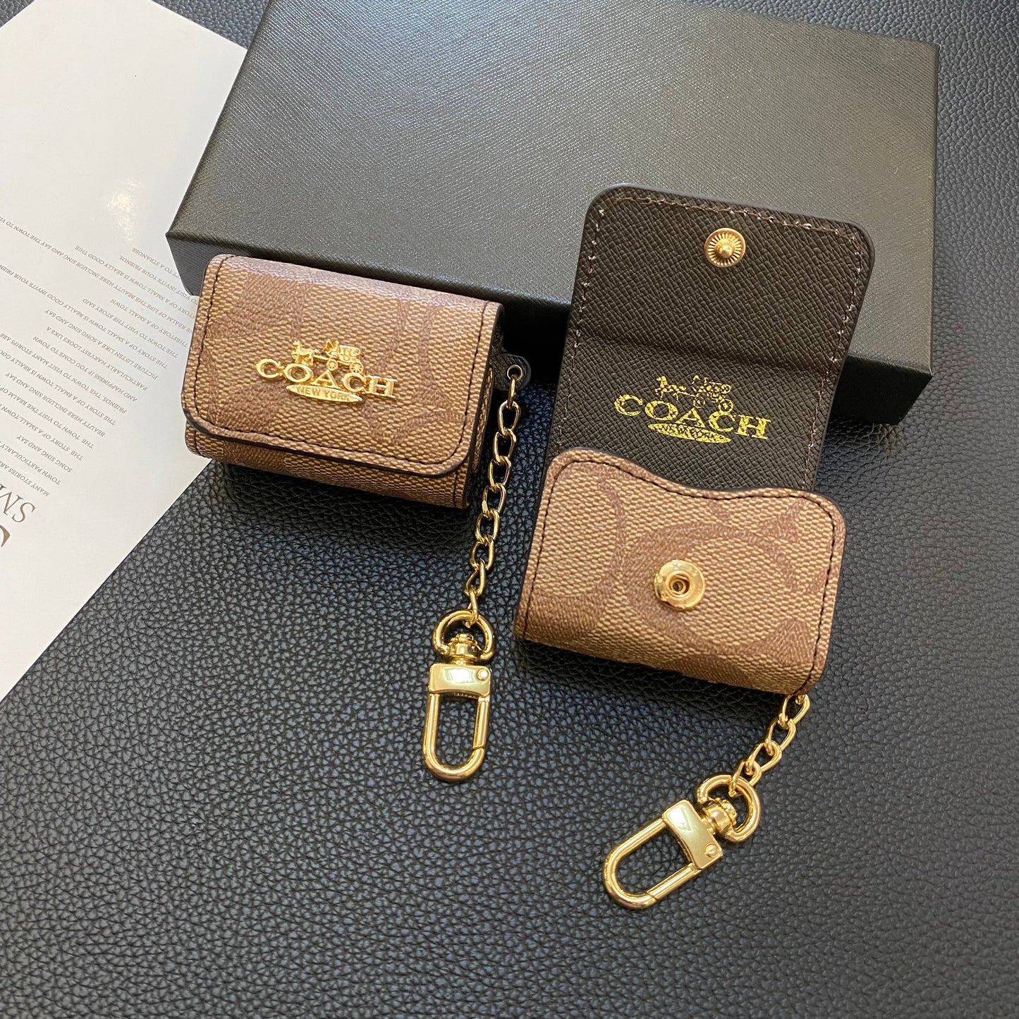 Luxury Classic AirPods Cases Light Brown-LGK240425