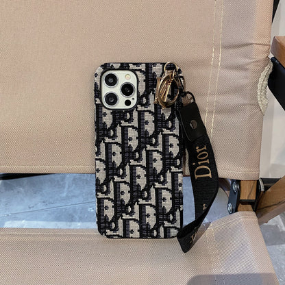 Mode-iPhone-etui med rem Sort-GS240315