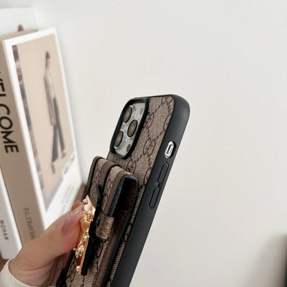 Premium Card Bag Chain Klassisk iPhone-etui