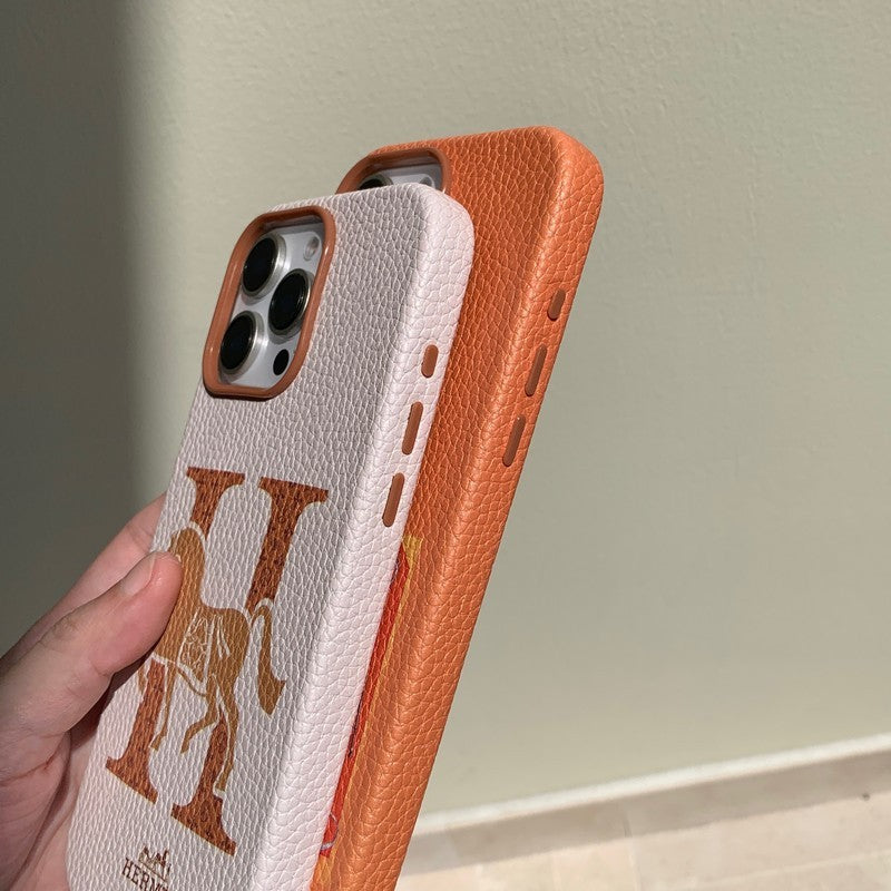 Klassisk læder cover til iPhone