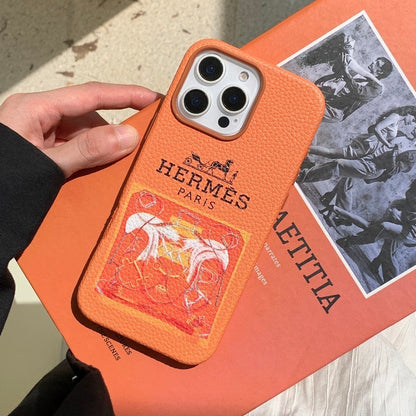 Klassisk læder cover til iPhone