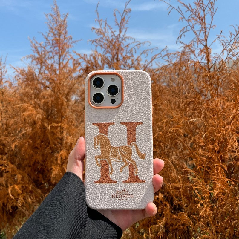 Klassisk læder cover til iPhone