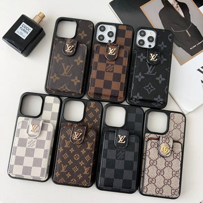 حقيبة بطاقات كلاسيكية فاخرة لهاتف iPhone