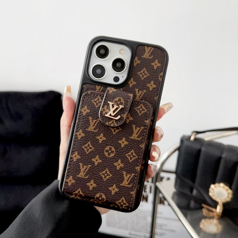 حقيبة بطاقات كلاسيكية فاخرة لهاتف iPhone