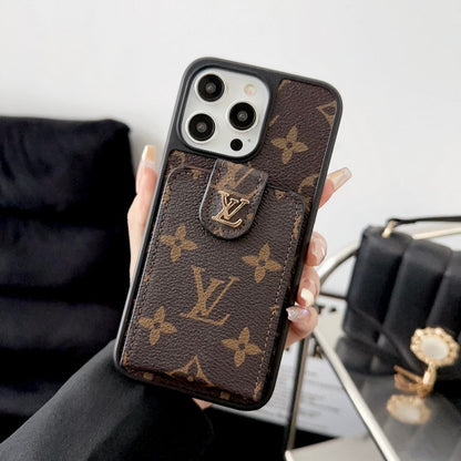 حقيبة بطاقات كلاسيكية فاخرة لهاتف iPhone