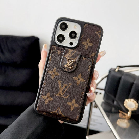 حقيبة بطاقات كلاسيكية فاخرة لهاتف iPhone