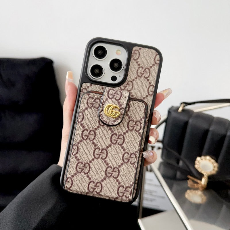 Premium Card Bag Crossbody Chain iPhone etui