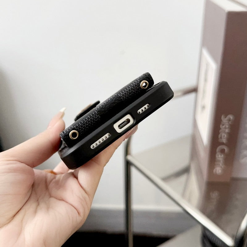 حقيبة بطاقات كلاسيكية فاخرة لهاتف iPhone