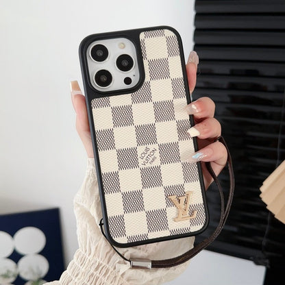 Luksus Sort & Hvid Håndkæde iPhone-etui