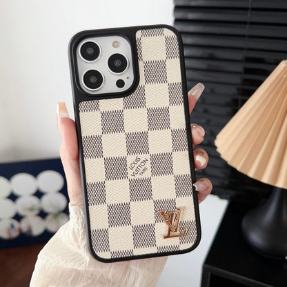 Luksus sort & Hvid iPhone-cover