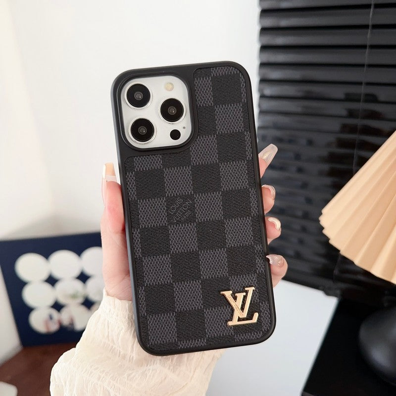 Luksus sort & Hvid iPhone-cover