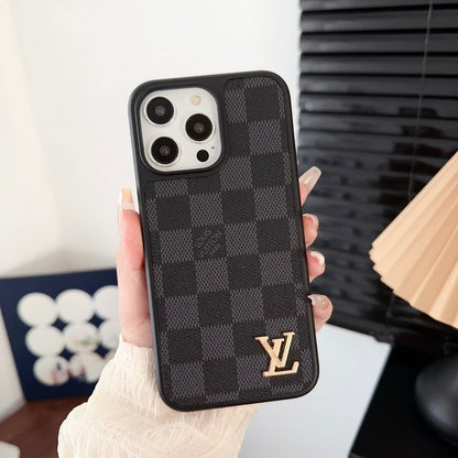 Luksus sort & Hvid iPhone-cover
