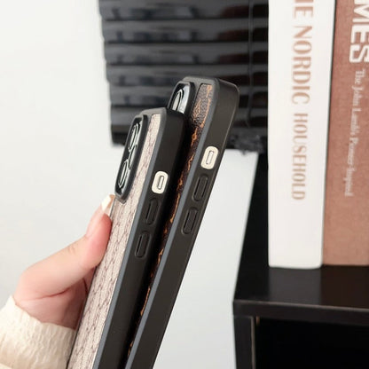 Luksus klassisk brunt iPhone-cover