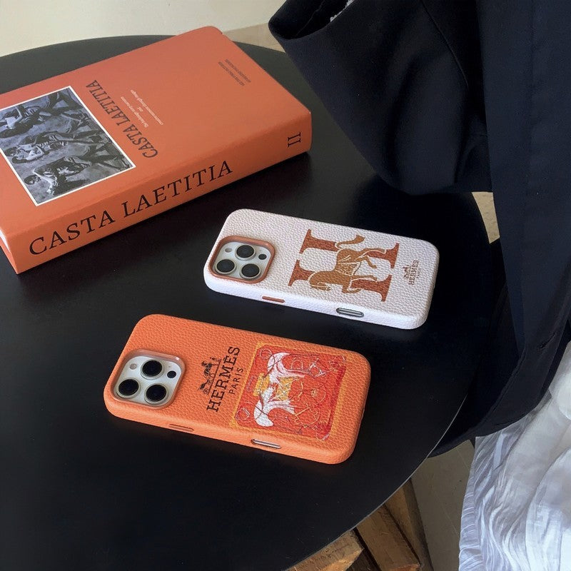 Klassisk læder cover til iPhone
