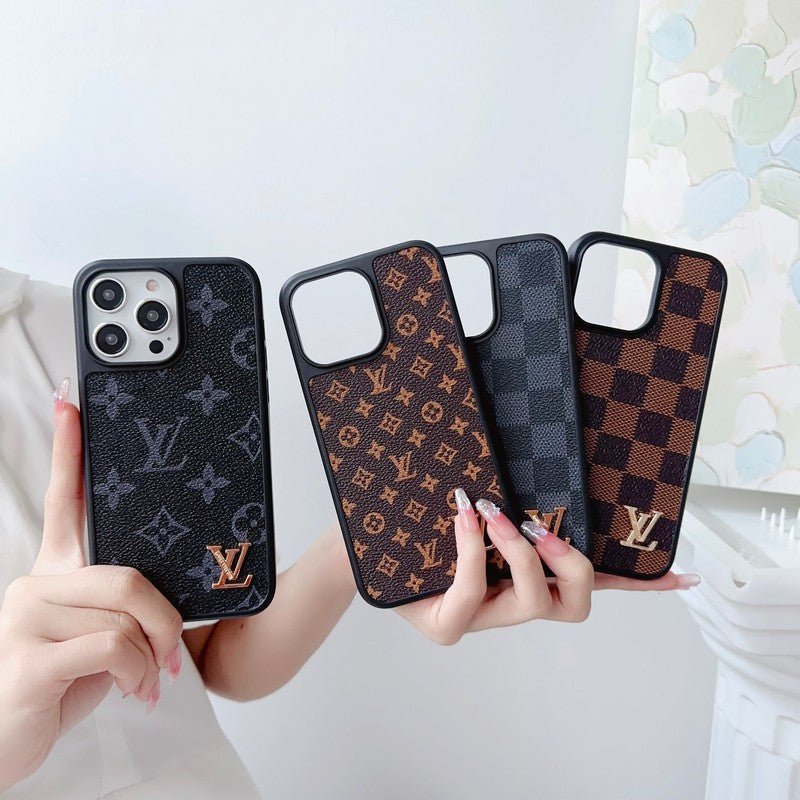 Luksus sort & Hvid iPhone-cover