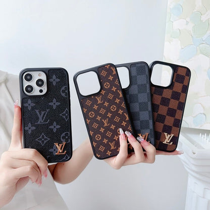 Luksus klassisk brunt iPhone-cover