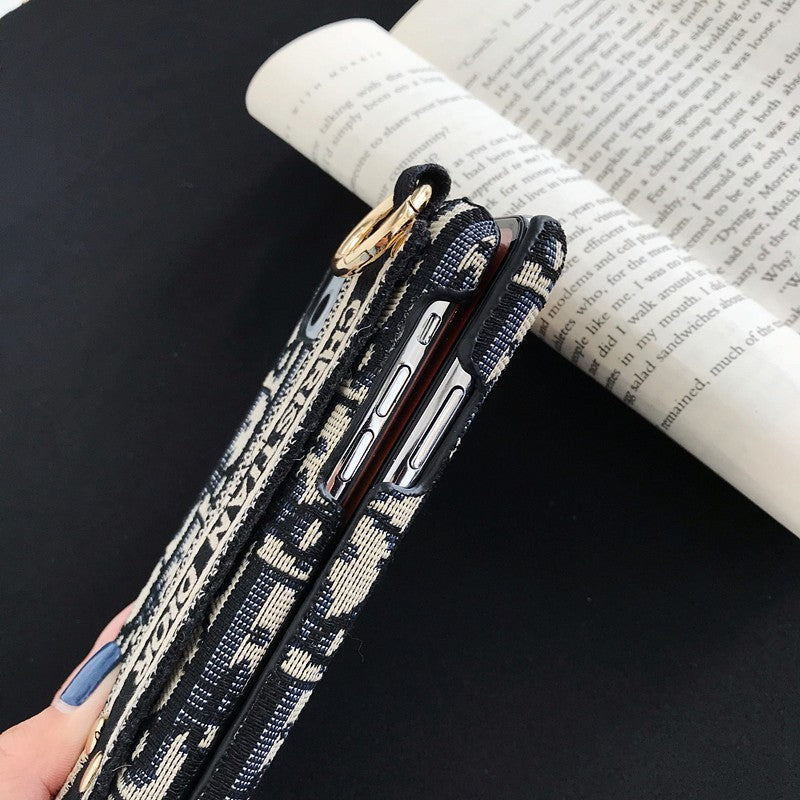 Custodia per iPhone con cinturino classico alla moda